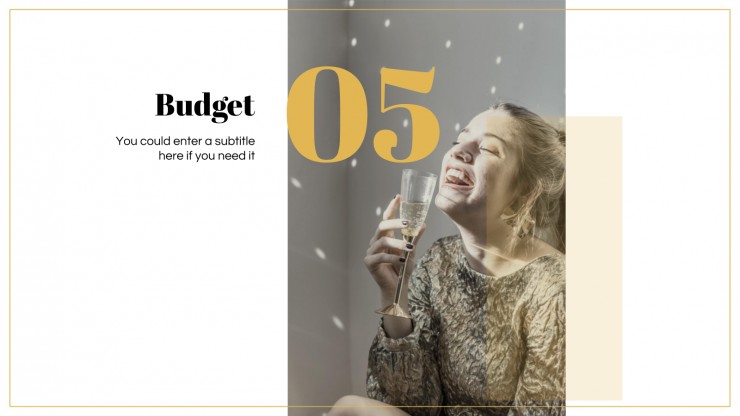 Modelo de apresentação Plano de mídia social para o Ano Novo
