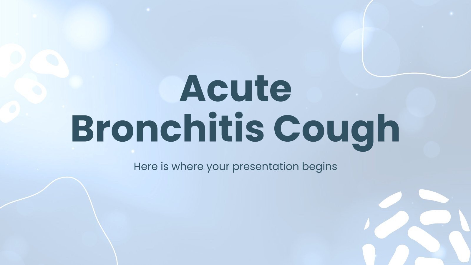 Acute Bronchitis Cough Google Slides & PowerPoint