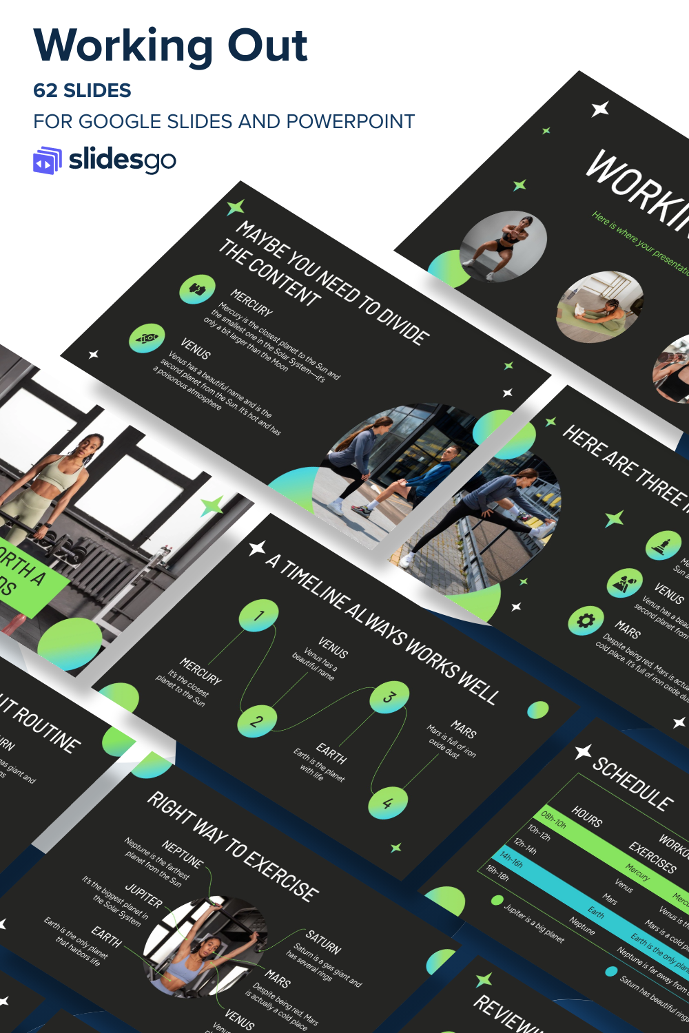 Working Out | Google Slides & PowerPoint Template