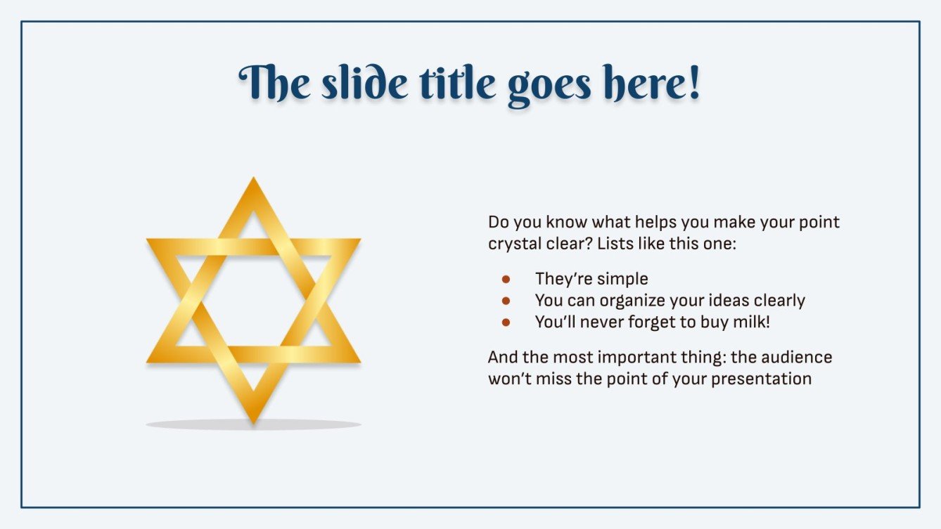 Happy yom kippur google slides powerpoint template