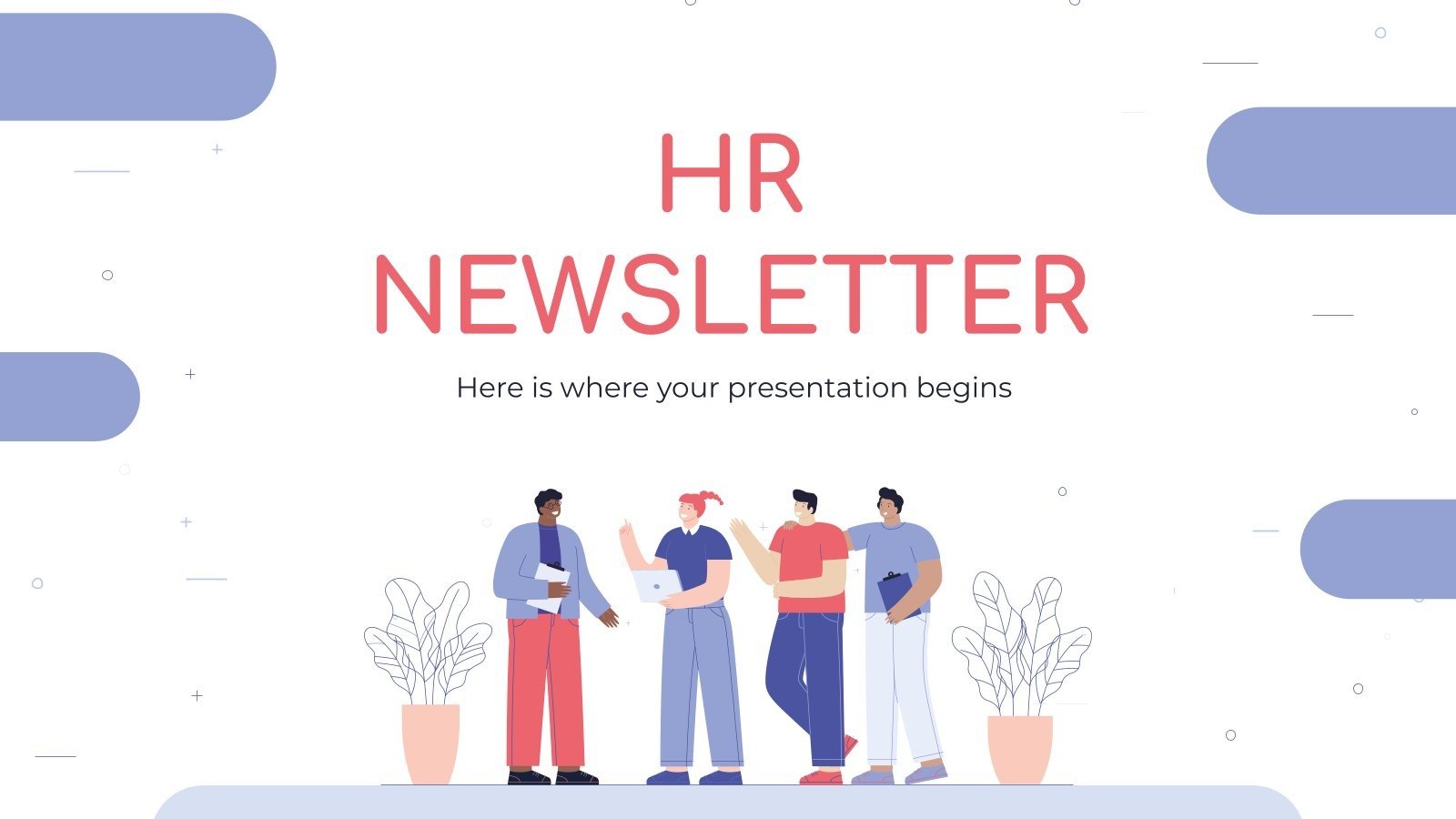 Newsletter de RH Modèles de présentation
