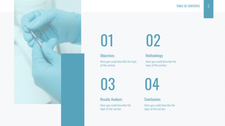 Formal Medical Advances presentation template