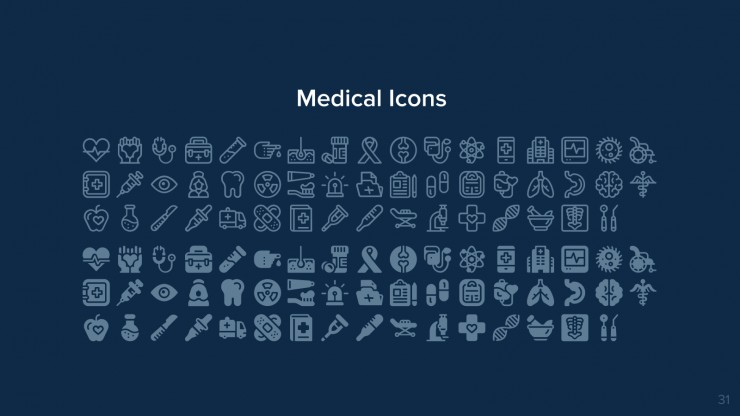 Formal Medical Advances presentation template