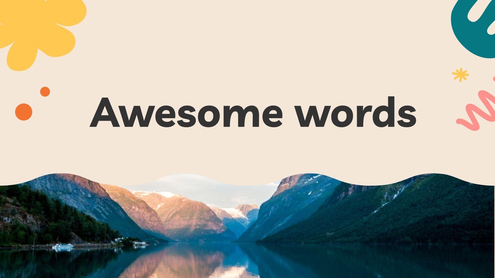 Descriptions of Places and Geographical Features German