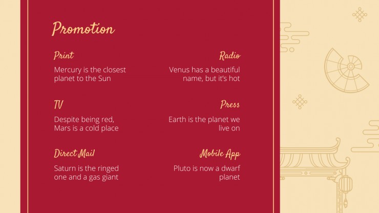 Chinese New Year Marketing Campaign presentation template