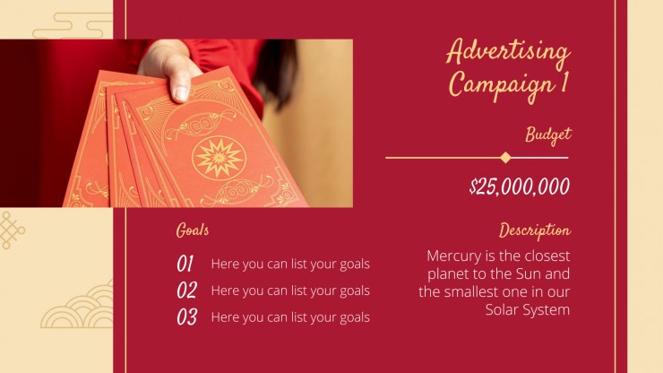 Chinese New Year Marketing Campaign presentation template