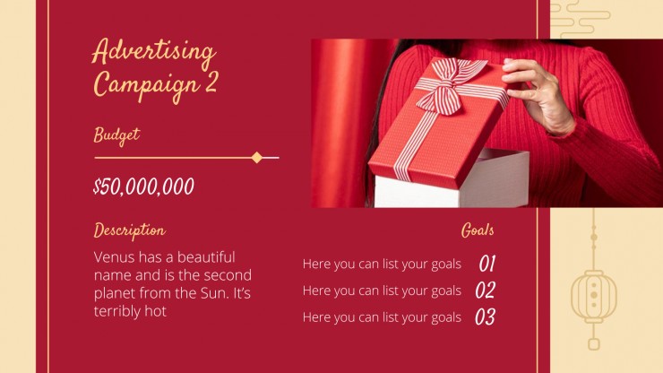 Chinese New Year Marketing Campaign presentation template