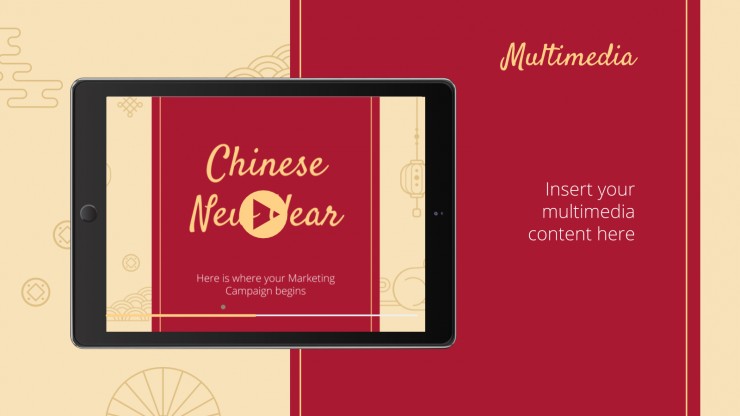 Chinese New Year Marketing Campaign presentation template