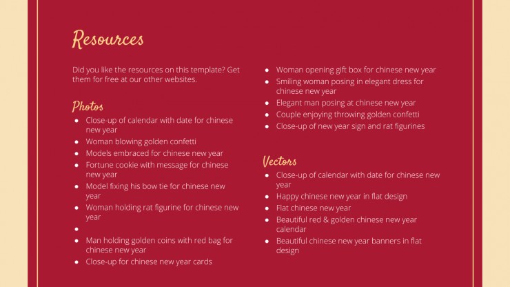 Chinese New Year Marketing Campaign presentation template