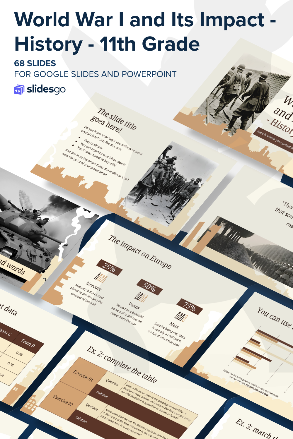 World War I and Its Impact | Google Slides & PowerPoint