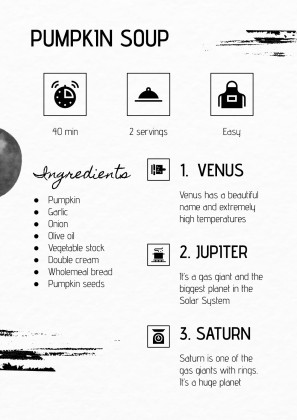 Watercolor Cookbook presentation template 