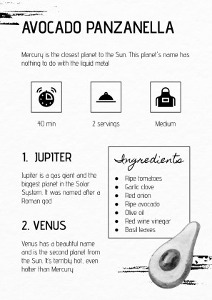 Watercolor Cookbook presentation template 