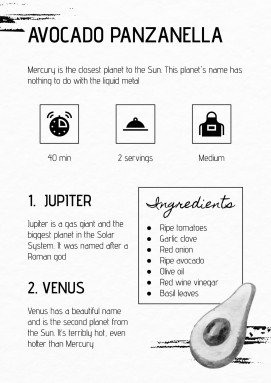 Watercolor Cookbook presentation template 