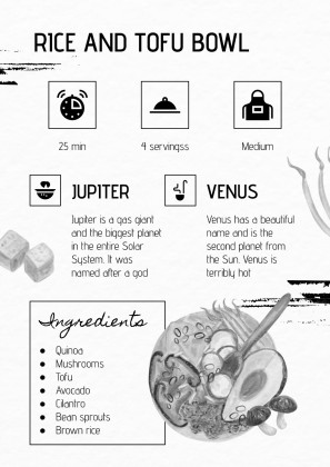 Watercolor Cookbook presentation template 