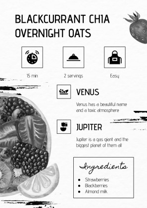 Watercolor Cookbook presentation template 