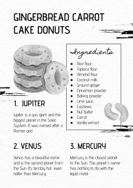 Watercolor Cookbook presentation template 