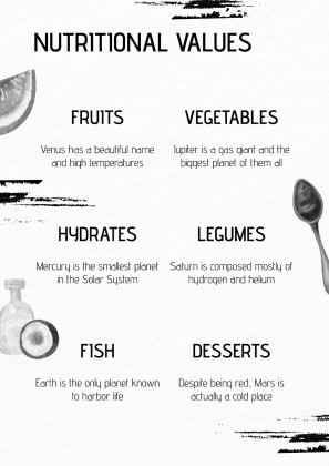 Watercolor Cookbook presentation template 