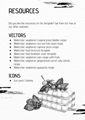 Watercolor Cookbook presentation template 