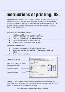 Printable Top Secret Journal presentation template 
