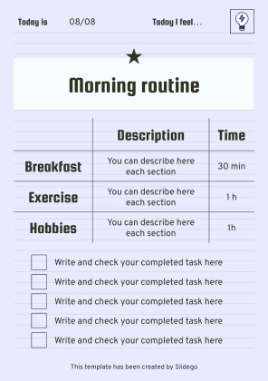 Printable Top Secret Journal presentation template 
