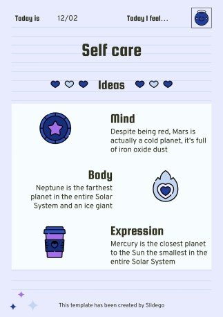 Printable Top Secret Journal presentation template 