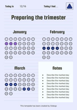 Printable Top Secret Journal presentation template 