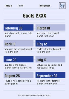 Printable Top Secret Journal presentation template 