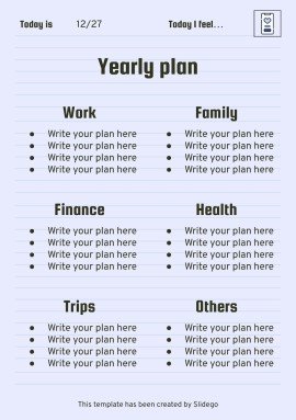 Printable Top Secret Journal presentation template 