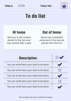 Printable Top Secret Journal presentation template 