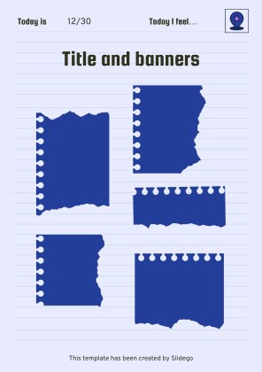 Printable Top Secret Journal presentation template 