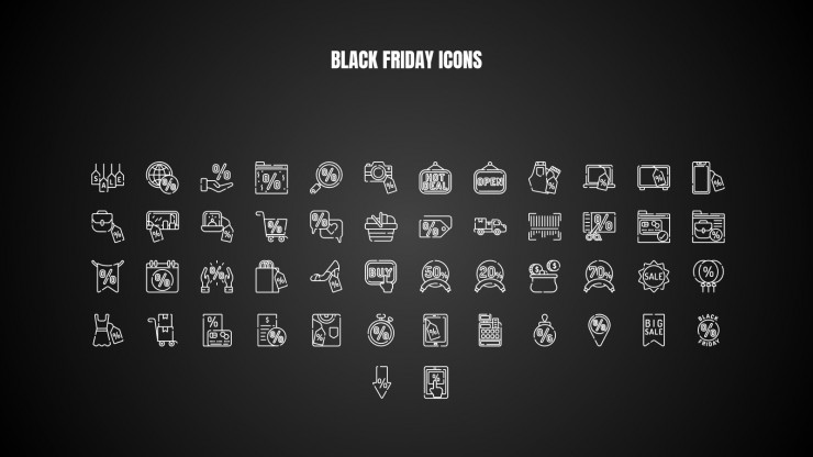 Modelo de apresentação Black Friday