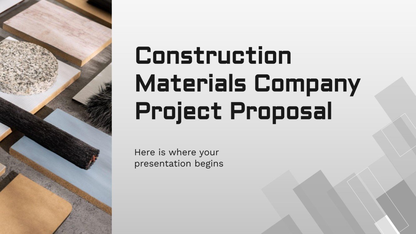 Construction Materials Company Project Proposal