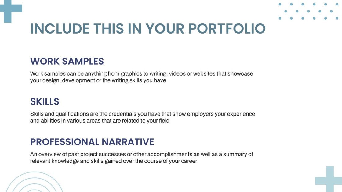 Nursing Portfolio Google Slides & PowerPoint template