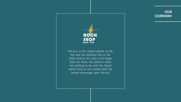 Vinyl Shop Plan presentation template