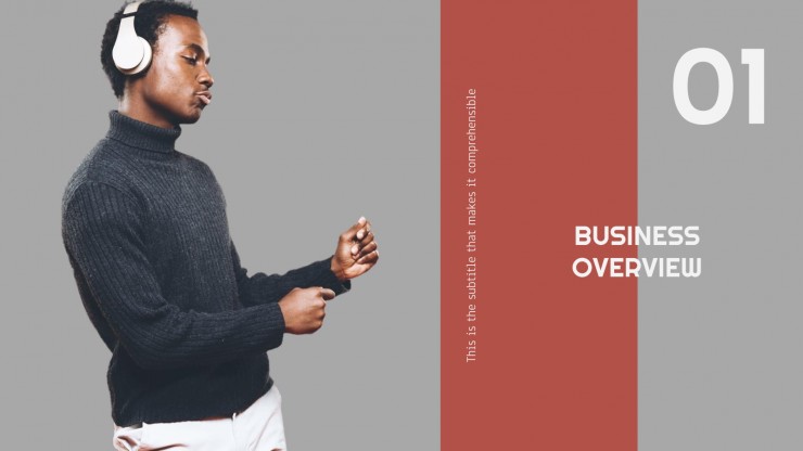 Vinyl Shop Plan presentation template