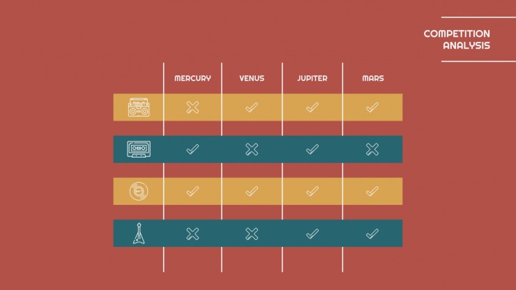 Vinyl Shop Plan presentation template