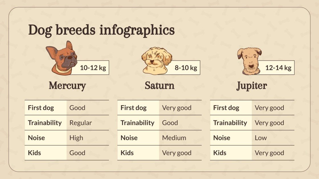 Dog Breeds and Their Personalities Infographics