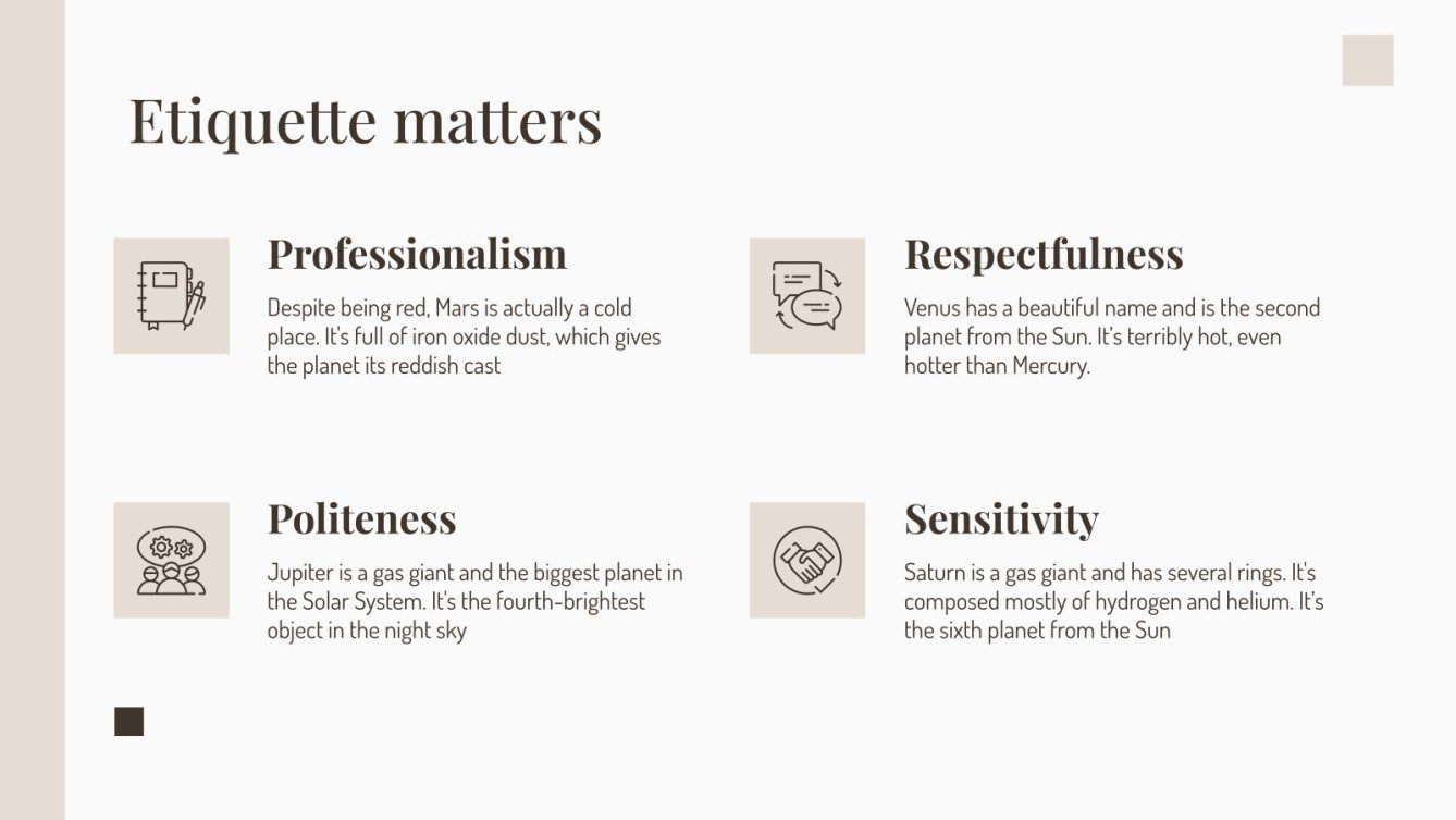 Office Etiquette and Protocol | Google Slides & PowerPoint