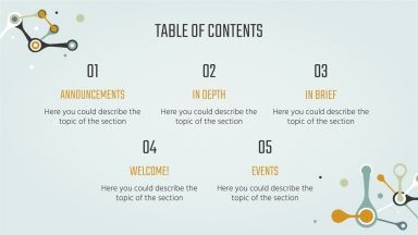 Science Fair Newsletter presentation template