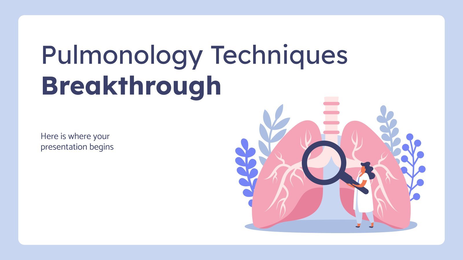 Modelo de apresentação Avanços nas técnicas de pneumologia