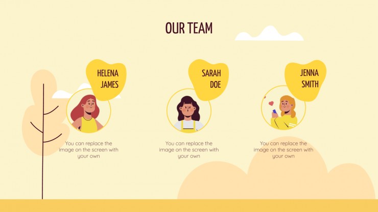 Yellow Day Campaign presentation template 