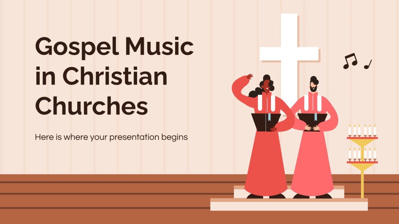 Gospel Music in Christian Churches | Google Slides & PPT
