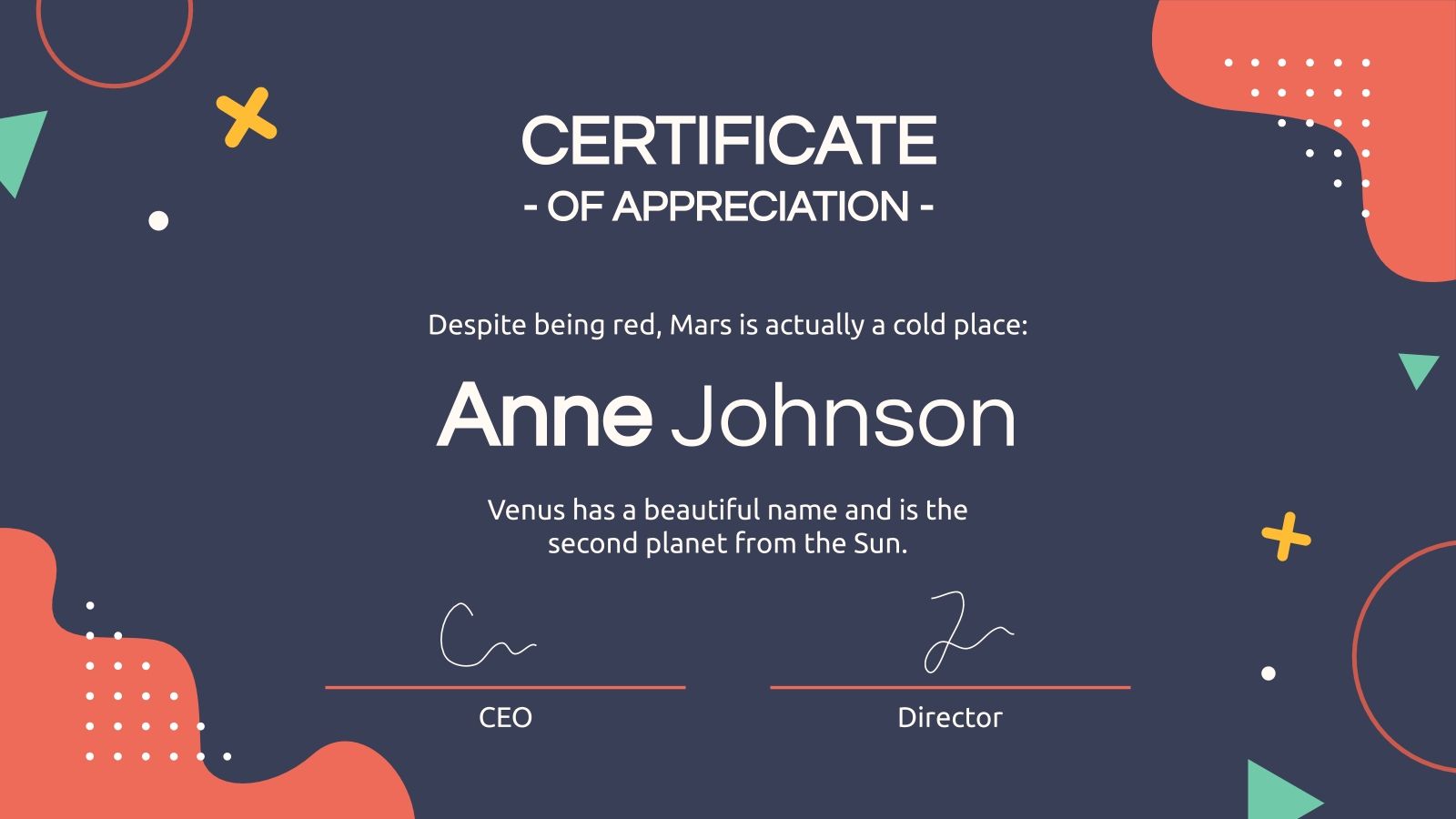 Set de certificados | Plantilla de Google Slides y PowerPoint