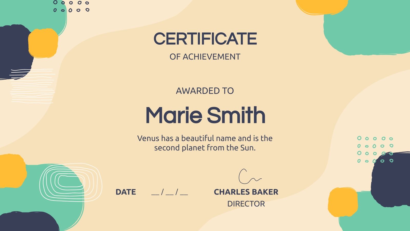 Set de certificados | Plantilla de Google Slides y PowerPoint