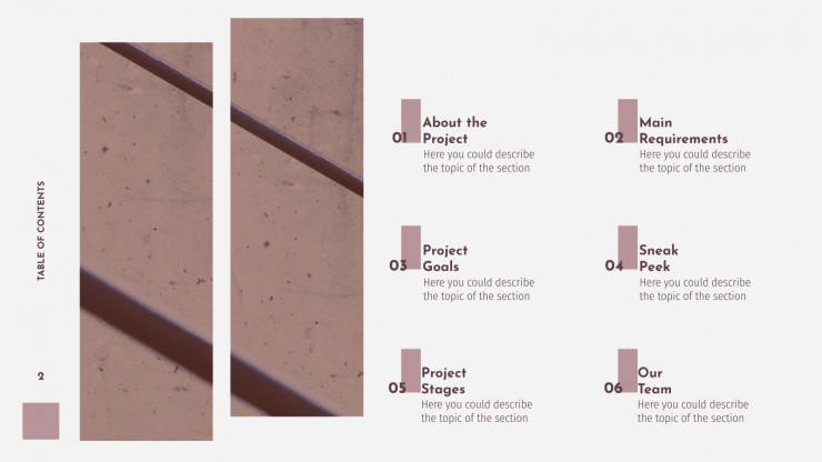Modern Building Project presentation template