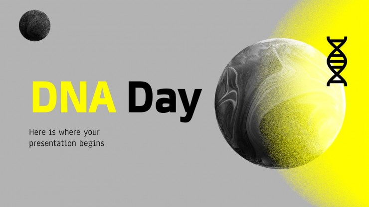 DNA Day presentation template 