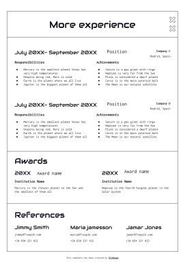 Computer Hardware Engineer CV presentation template 