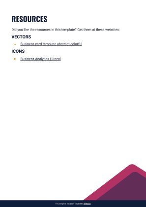 Economist CV presentation template 