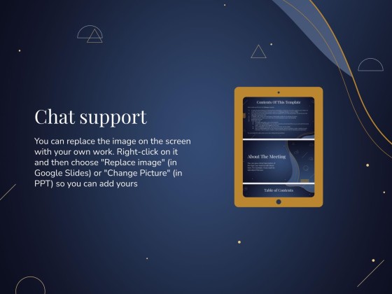 온라인 비즈니스 분석 웨비나 프레젠테이션 템플릿