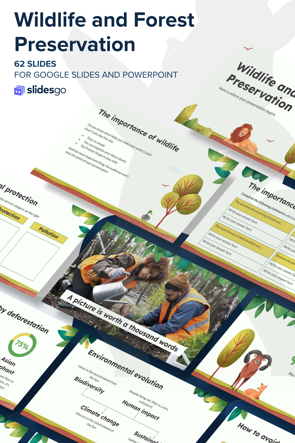 Wildlife and Forest Preservation | Google Slides & PPT